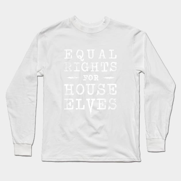 Elf Rights Long Sleeve T-Shirt by atlas designs